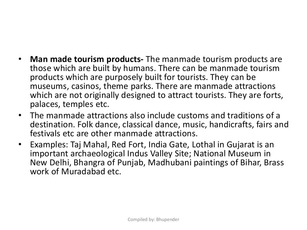 tourist product definition