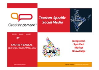 Tourism Specific Social Media