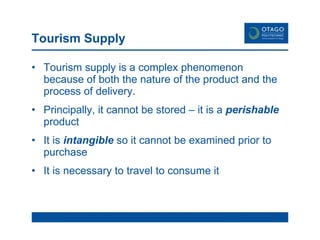 Tourism Supply Ppt Tourism Supply Ppt