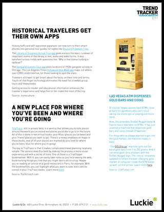 Tourism Trend Tracker February 2011