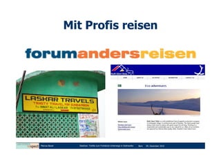 Mit Profis reisen




Marcus Bauer     Diashow: Tortilla zum Frühstück-Unterwegs in Südmexiko   Bern   09. Dezember 2010
 