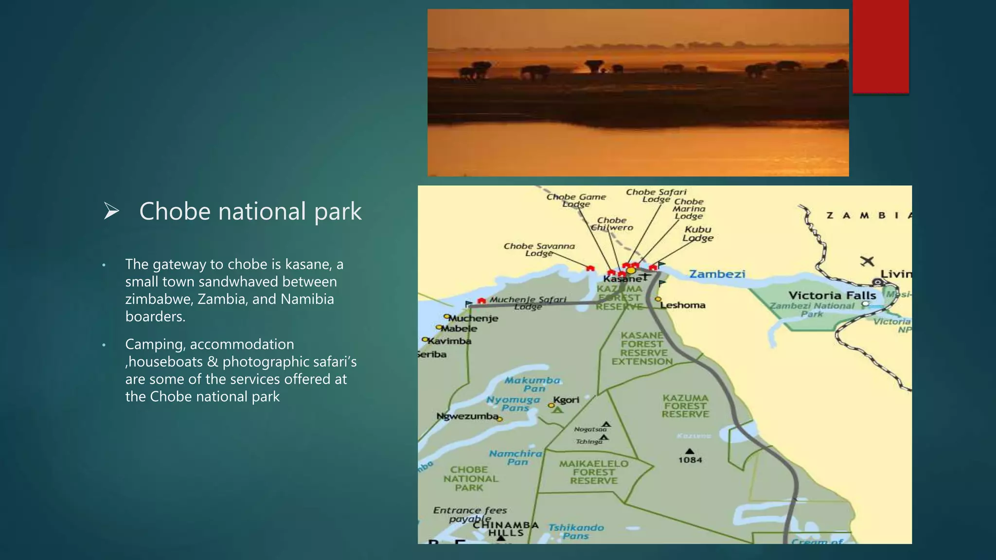 Tourist attractions in the sadc region | PPTX