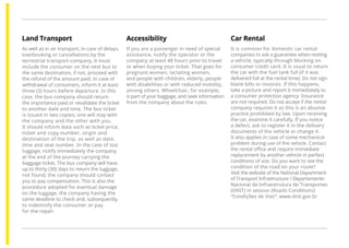 Tourist Consumer Guide