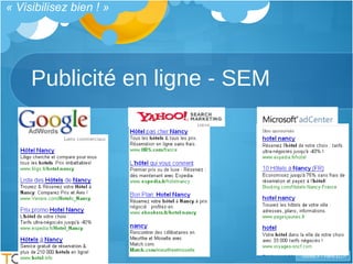 Publicité en ligne - SEM « Visibilisez bien ! » 