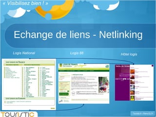« Visibilisez bien ! » Echange de liens - Netlinking Logis National Logis 88 Hôtel logis 