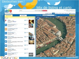 Mix de listing et carto Géolocalisez bien !  