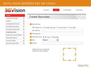 OUTIL POUR GÉNÉRER DES QR CODES
 