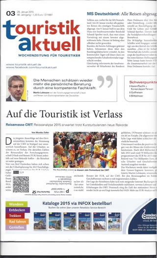 Touristik aktuell January 2015 - PAR/RPM