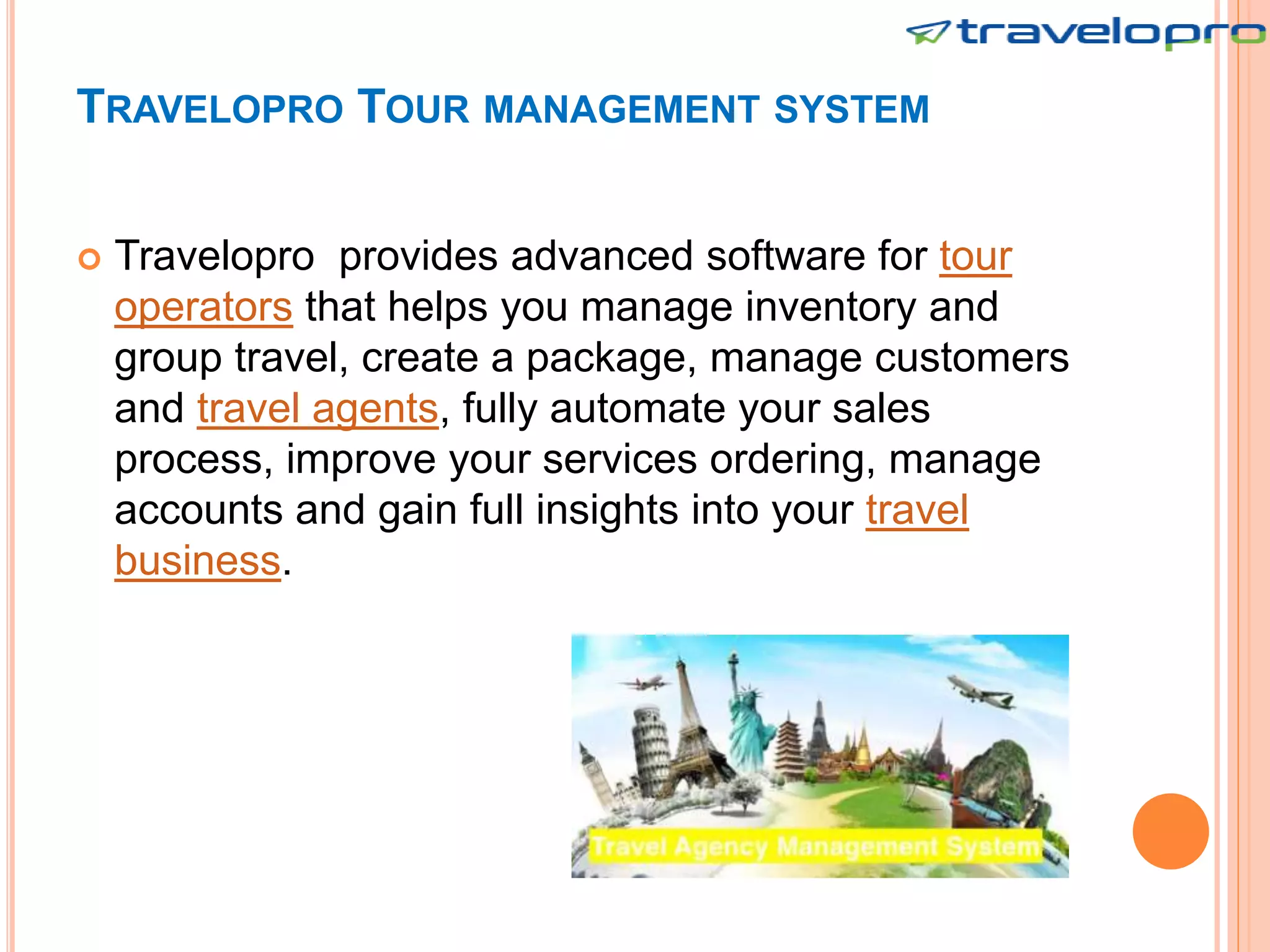 Tour Management System | PPTX