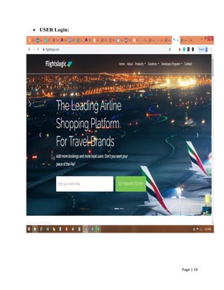 Page | 14
 USER Login:
 