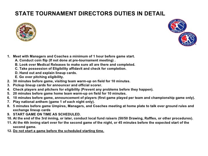 Tournament Directors Training Guide