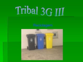 Tribal 3G III Reciclagem 