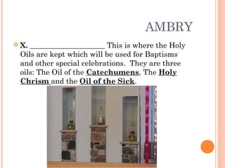 Tour of a catholic church | PPT