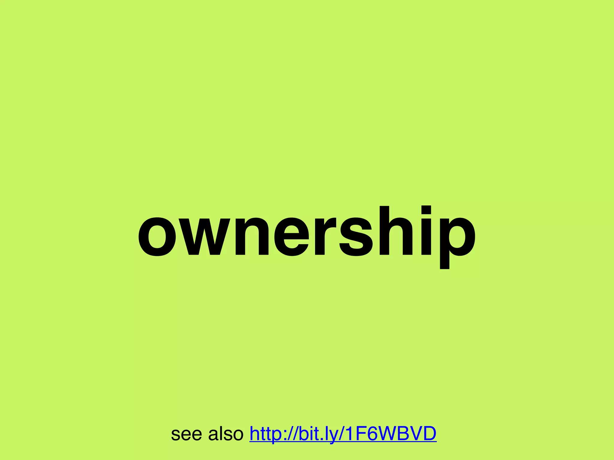 memory safety
without GC
see also http://bit.ly/1F6WBVD
 