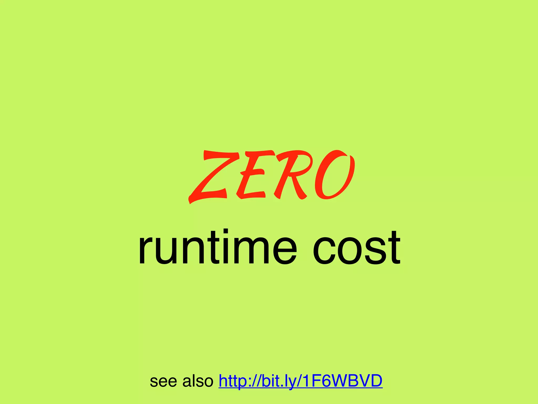 safety + speed
see also http://bit.ly/1F6WBVD
 