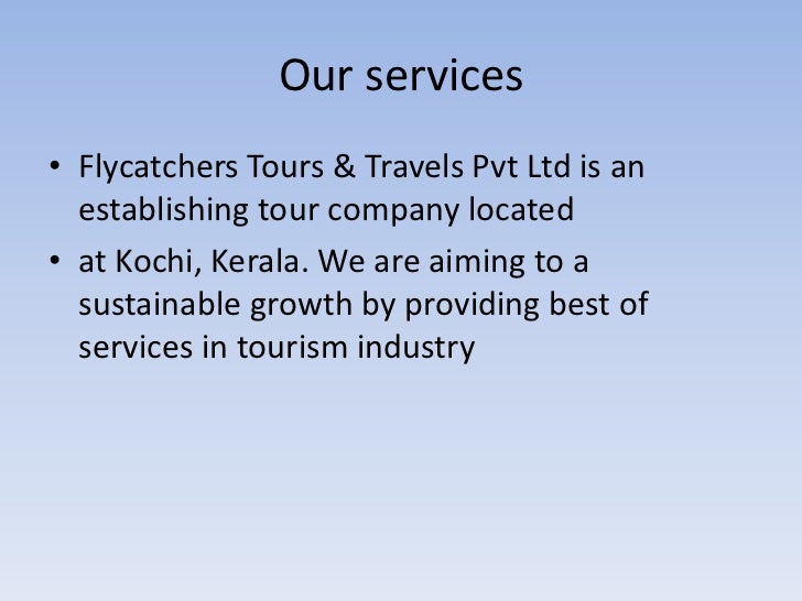 Tour operators