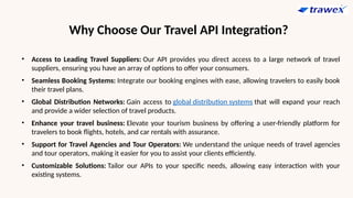 Integration Tour Operators Tour Operators API | Tour API Integration | Tour Software | PPTX