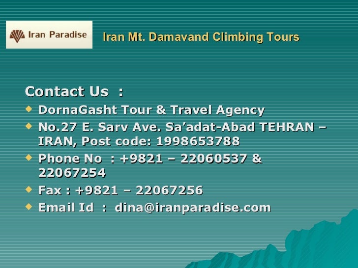 Tehran Tour Operators Tehran Tour Operators