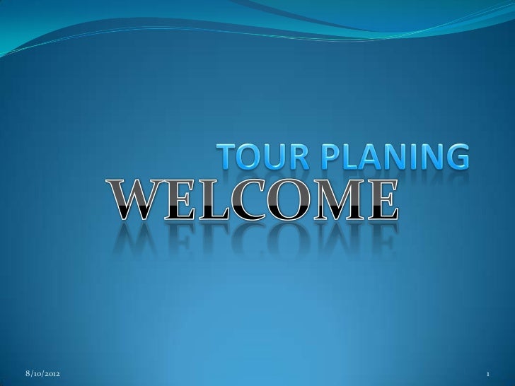 tour plan