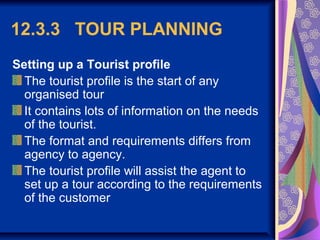 Tour planning | PPT