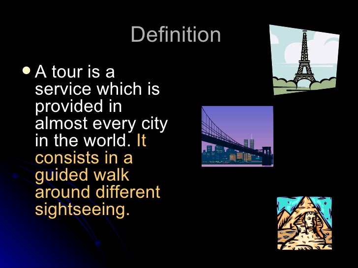 in city tour meaning