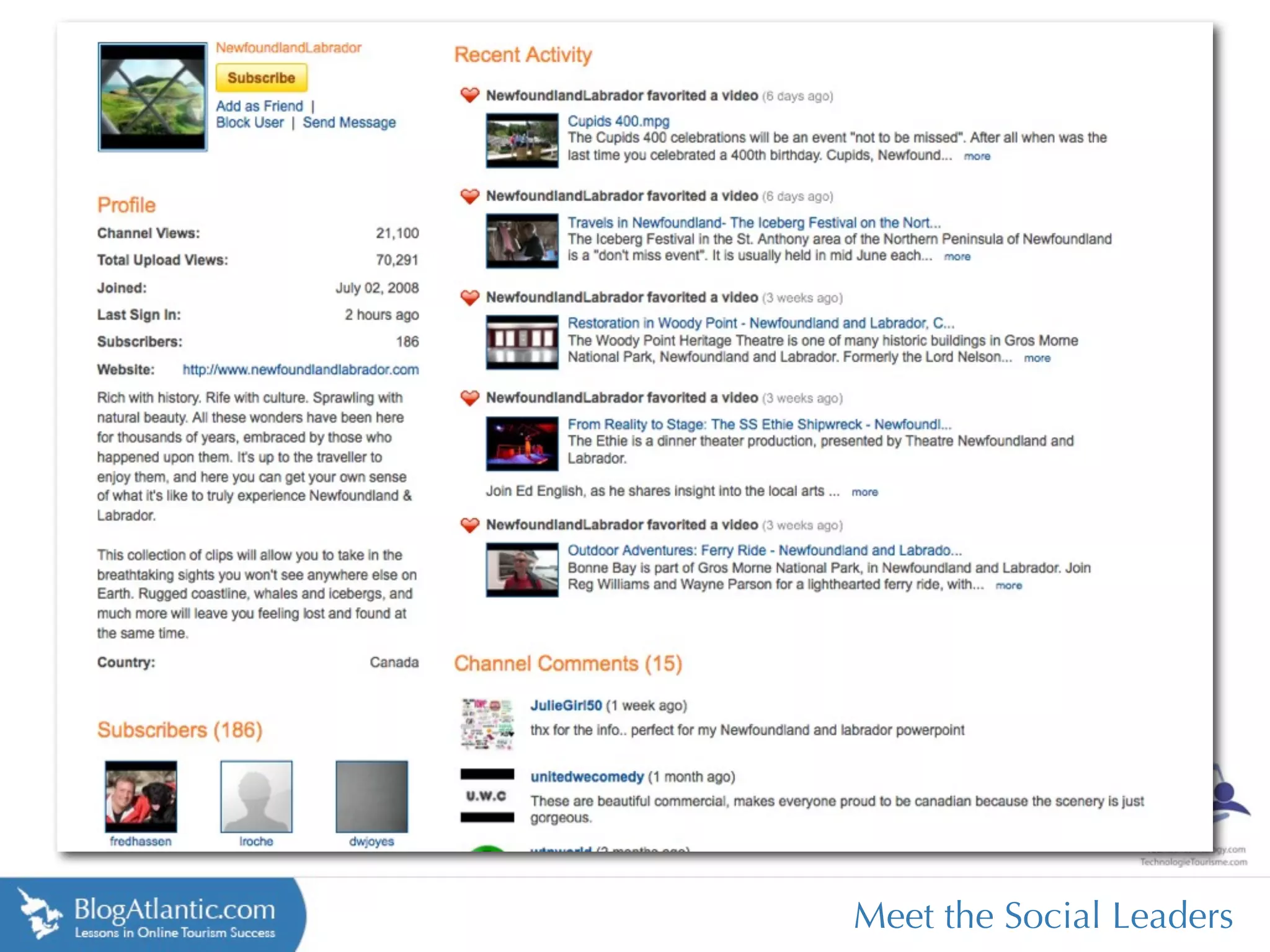 Meet the Social Leaders
 