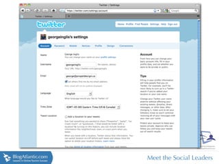 Meet the Social Leaders
 