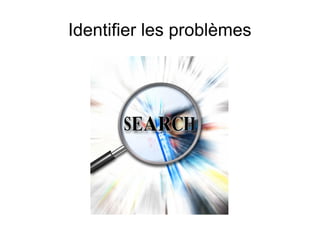 Identifier les problèmes
 