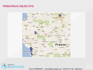 PRINCIPAUX OBJECTIFS




                Olivier DEMAEGDT – olivier@demaegdt.com - 06 85 97 41 06 – @olivierd
                                                                                       03
 