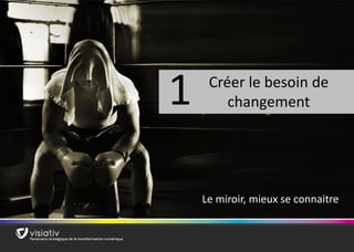 11 
Le miroir, mieux se connaitre 
Créer le besoin de changement 
1  