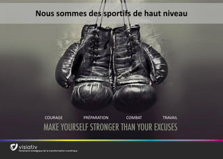 12 
PRÉPARATION 
TRAVAIL 
COMBAT 
COURAGE 
Nous sommes des sportifs de haut niveau  