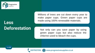 To use green paper cups for coffee | PDF