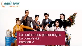 Le texte est le Backlog du produit
7
La couleur des personnages
La complexité
Itération 2
 