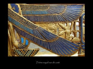 Trône royal vue de coté
 