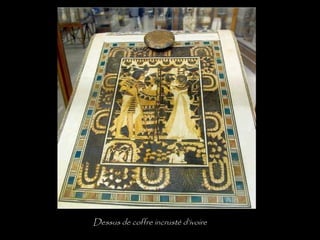 Dessus de coffre incrusté d’ivoire
 