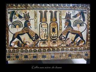 Coffre avec scène de chasse
 