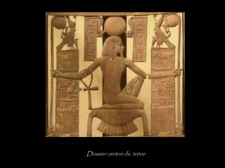 Dossier arrière du trône
 