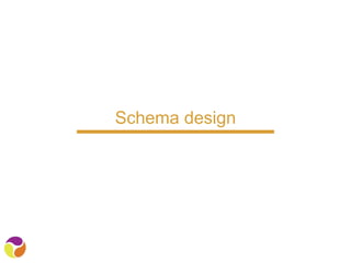 Schema design
 
