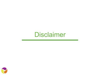 Disclaimer
 
