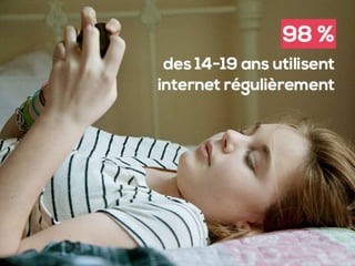 Ados et internet en
Suisse
Source: http://www.bfs.admin.ch/bfs/portal/fr/index/themen/16/
 