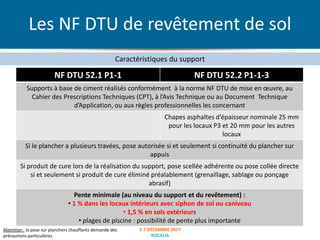 Les normes produit et de mise en oeuvre de revêtement de sol | PDF