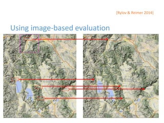 Using image-based evaluation
[Rylov & Reimer 2014]
 