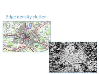 Edge density clutter
 