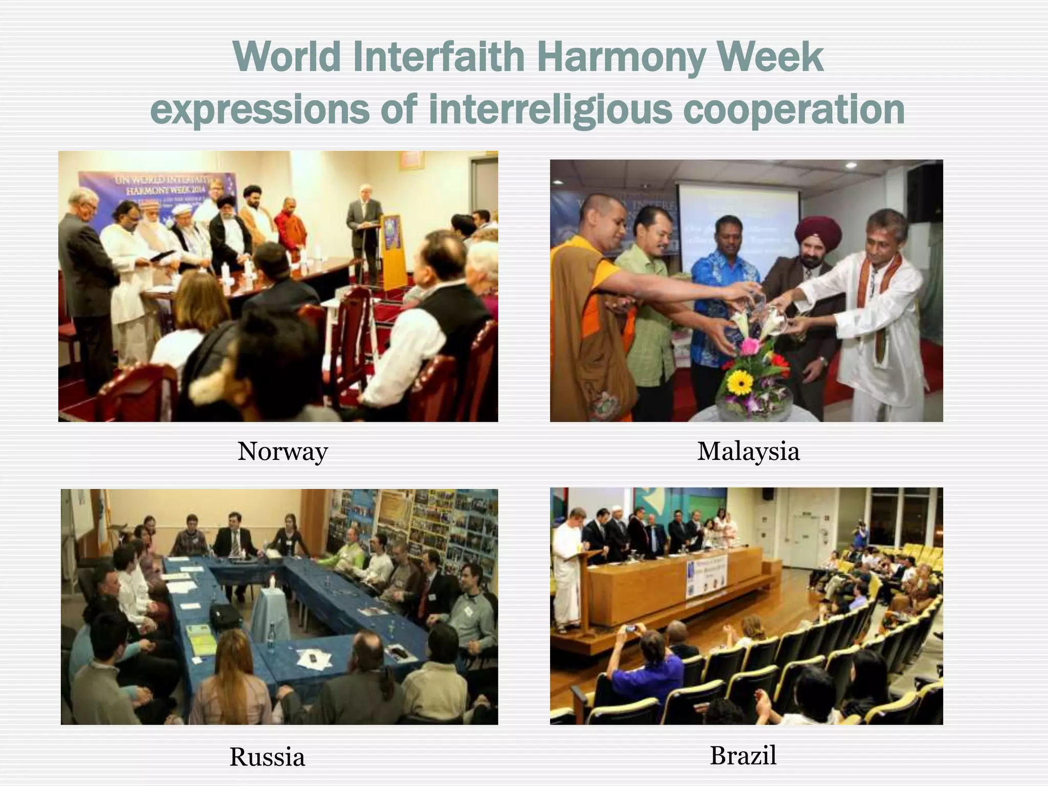 Proposed Activities of the Council
Assess
global
Issues and
advise UN
bodies
International
and
grassroots
action
Conflict
prevention
Post-conflict
resolution
Dialogue
and
deliberation
 