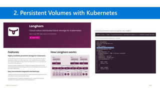 ©Microsoft Corporation Azure
2. Persistent Volumes with Kubernetes
 