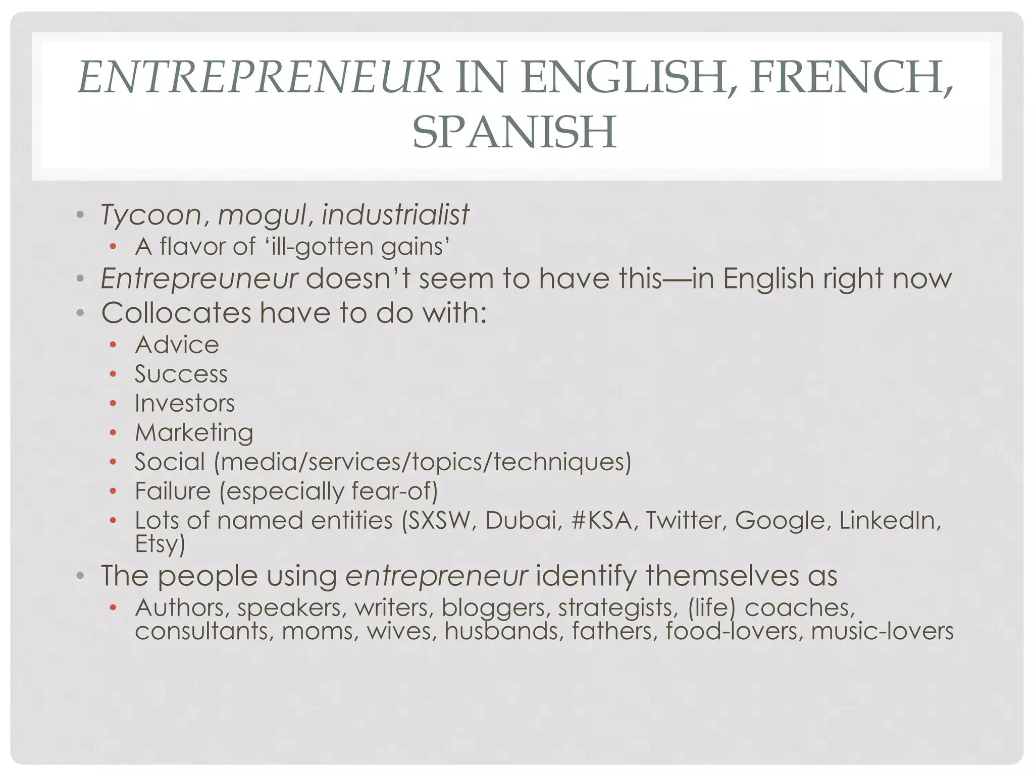 MORE ON CONTESTED WORDS
• In the next slide, you’ll see an image from Monroe
et al (2008)
• This is work that takes the basic thing we know:
Republicans and Democrats speak about the same
issue differently.
• In the next slide, they are showing methods that
can pull about how the parties speak about
abortion when they take the floor.
• The words at the top are the Democratic party
words, the ones at the bottom are the Republican
party words.
• http://languagelog.ldc.upenn.edu/myl/Monroe.pdf
 