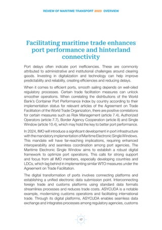 Towards a green and just transition - REVIEW OF THE MARITIME TRANSPORT ...