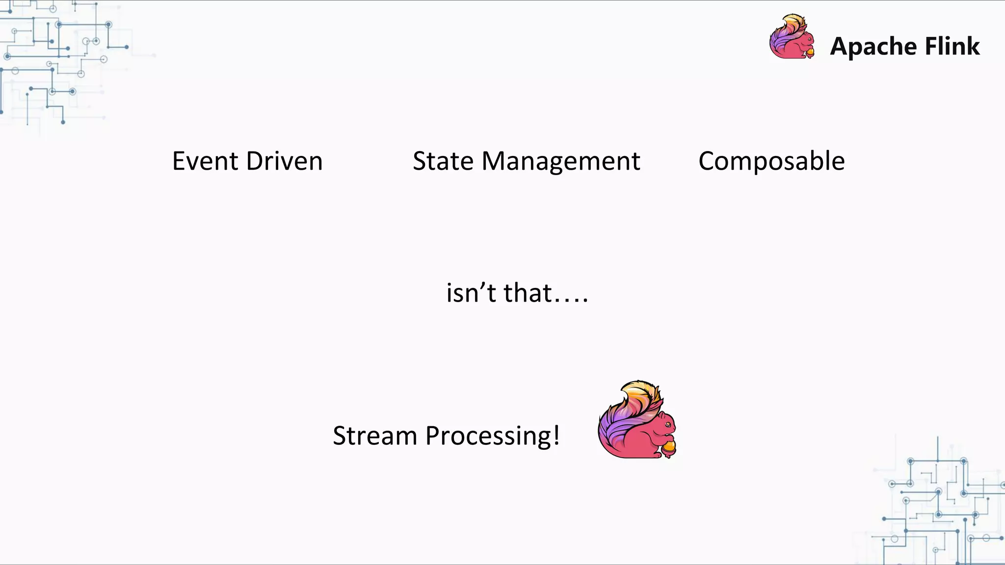 Event Driven State Management Composable isn’t that…. Stream Processing! 