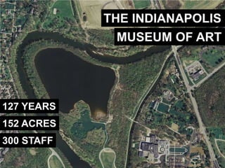 Some facts INDIANAPOLIS
              THE About the
               IMA
                MUSEUM OF ART




127 YEARS
152 ACR...