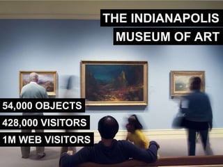 Enrich Permanent
                THE INDIANAPOLIS
              Collection
                   MUSEUM OF ART




54,000 OBJ...